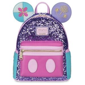 NWT Mickey Mouse:The Main Attraction-It’s a Small World LR mini backpack